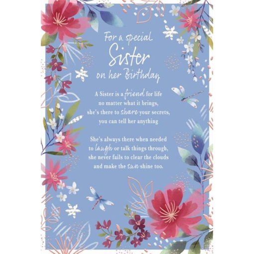 Picture of FOR A SPECIAL SISTER BIRTHDAY CARD